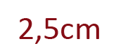 2,5cm