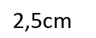 2,5cm